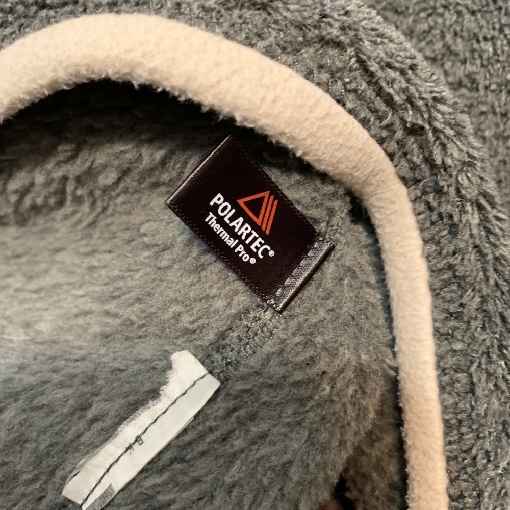 Patagonia Polartec Thermal Pro Gray Popover Size Medium - Picture 9 of 9